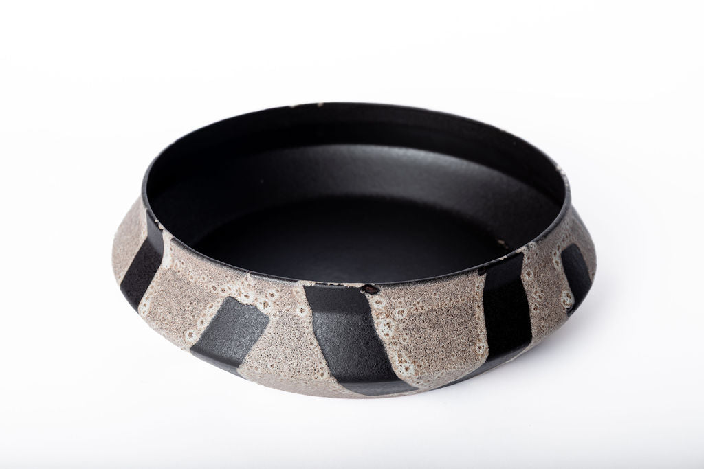 Bowl Metal Lineas Negras