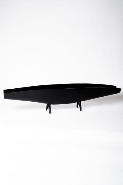 Barco Negro con Pedestal