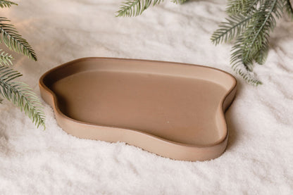 Charola Irregular Beige