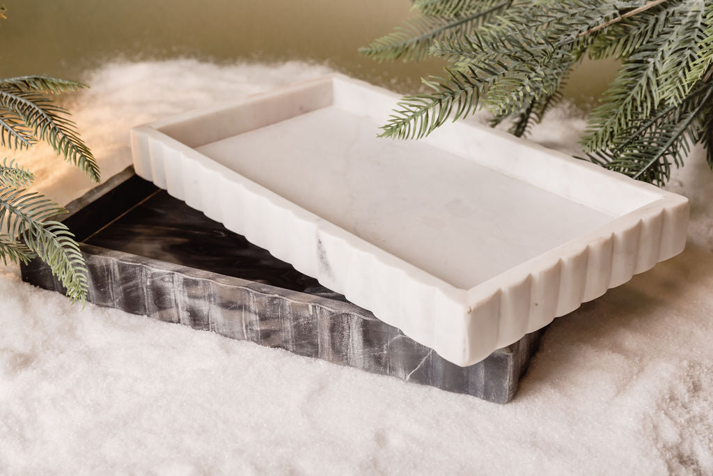 Charola Marmol Ondas