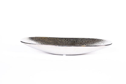 Plato Martillado Plateado
